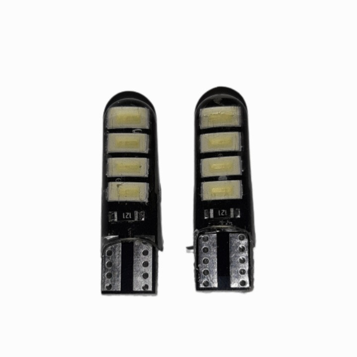 لامپ چراغ سکن خودرو دیاموند شاپینگ مدل DS-8SMD-SILICON-WHITE مجموعه 2 عددی