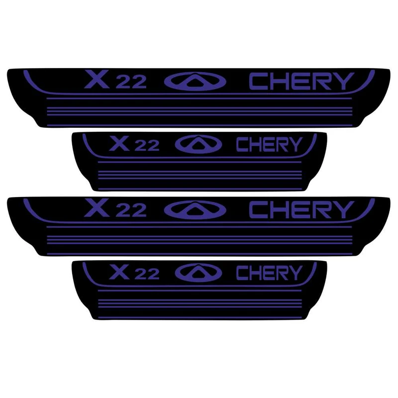   برچسب بدنه خودرو اسپرت غدیر مدل CH BL YA59 A138 مناسب برای X22 بسته 4 عددی