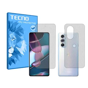 Tecno HyMTT model matte screen protector suitable for Motorola Edge X30 mobile phone along with the back of the phone