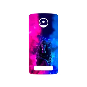 MAHOOT Smoke Rainbow Digital Art 2 Cover Sticker for Motorola Moto Z Play