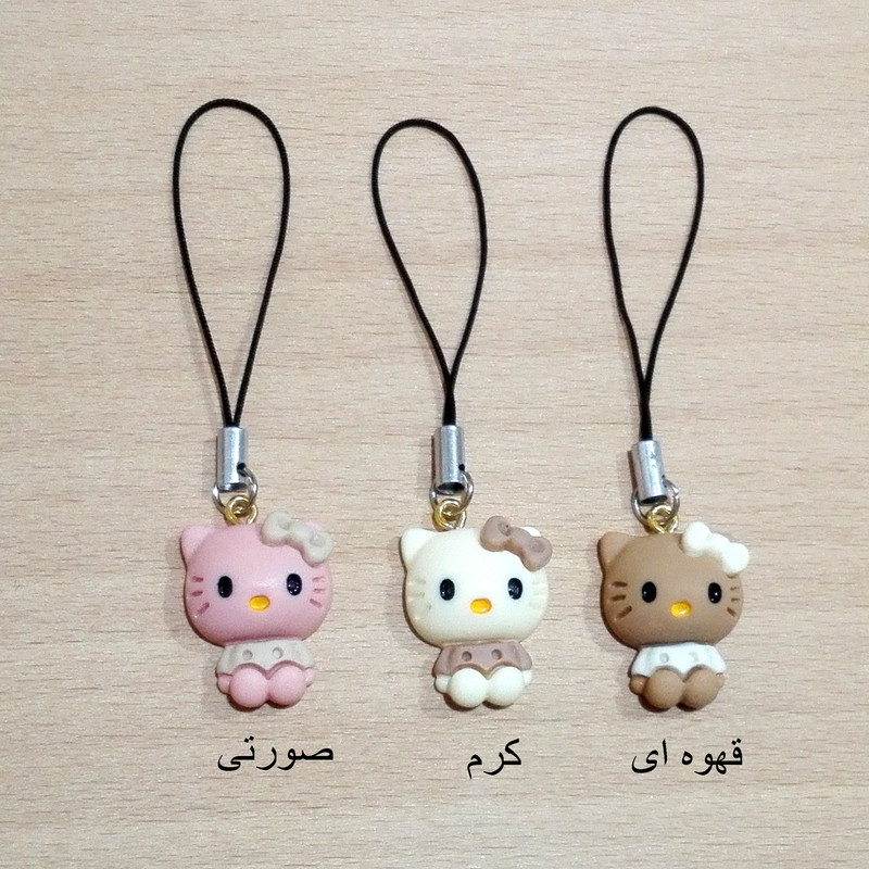 بند نگهدارنده فلش مموری مدل Hello kitty
