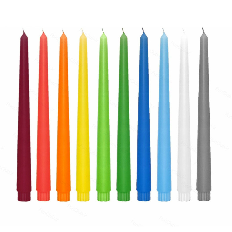 شمع قلمی مدل 30cm بسته 12 عددی