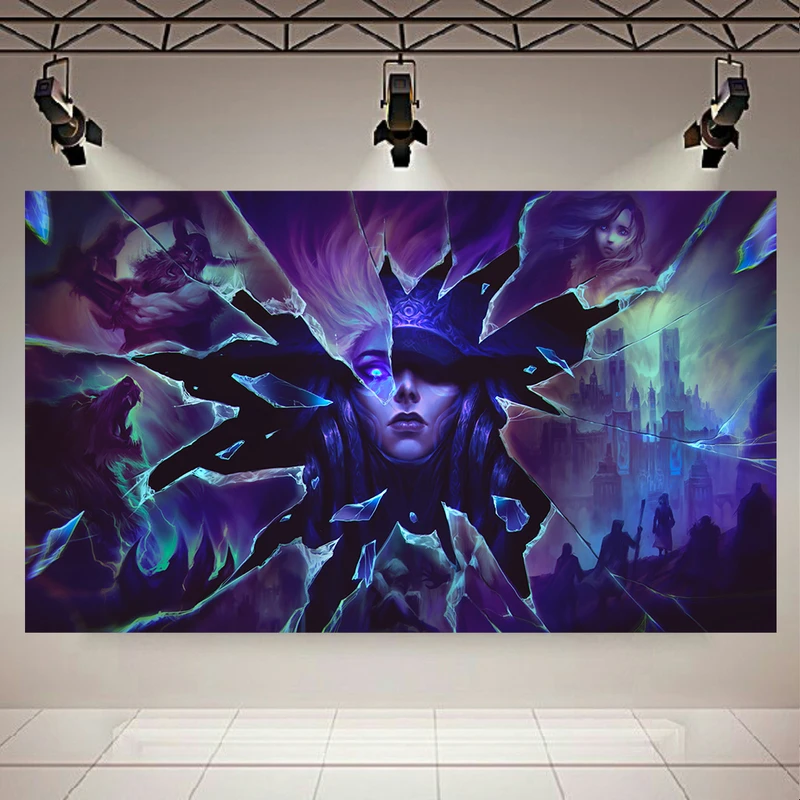 تابلو بوم طرح گیم مدل Lissandra  League of Legends  کد AR2029