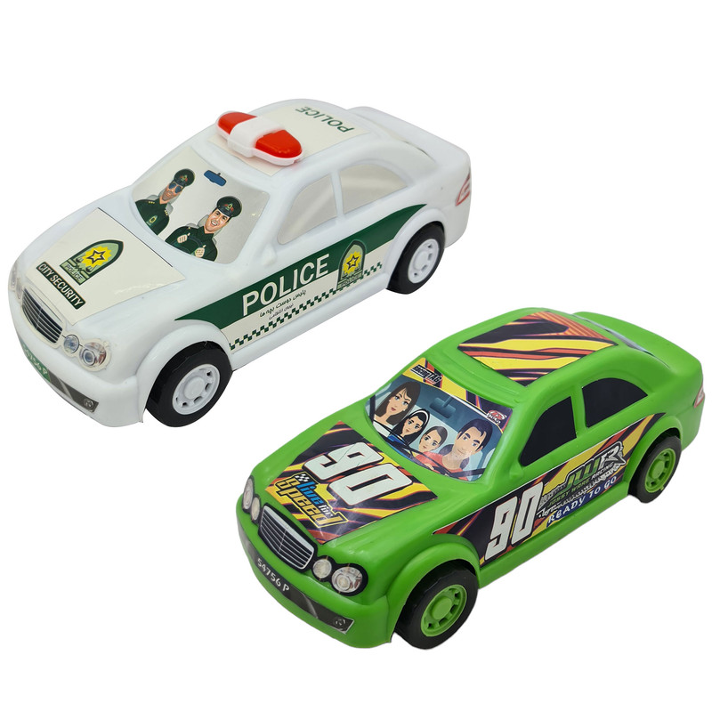 ماشین بازی مدل الگانس اسپرت طرح راهنمایی رانندگی کد S_880 مجموعه 2 عددی 