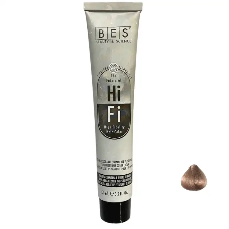 رنگ مو بس شماره 7.23 حجم 100 میلی لیتر رنگ بلوند طلایی بنفش صدفی