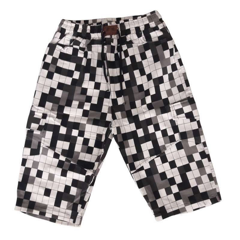 شلوارک مردانه مدل شطرنجی