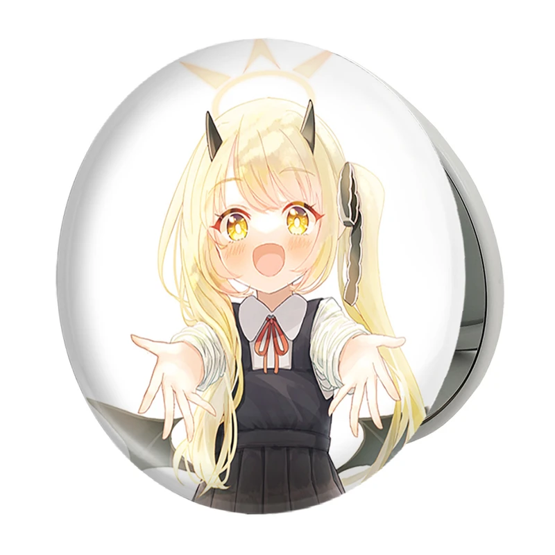 آینه جیبی خندالو طرح بازی آرشیو آبی (Blue Archive) مدل تاشو کد 34374