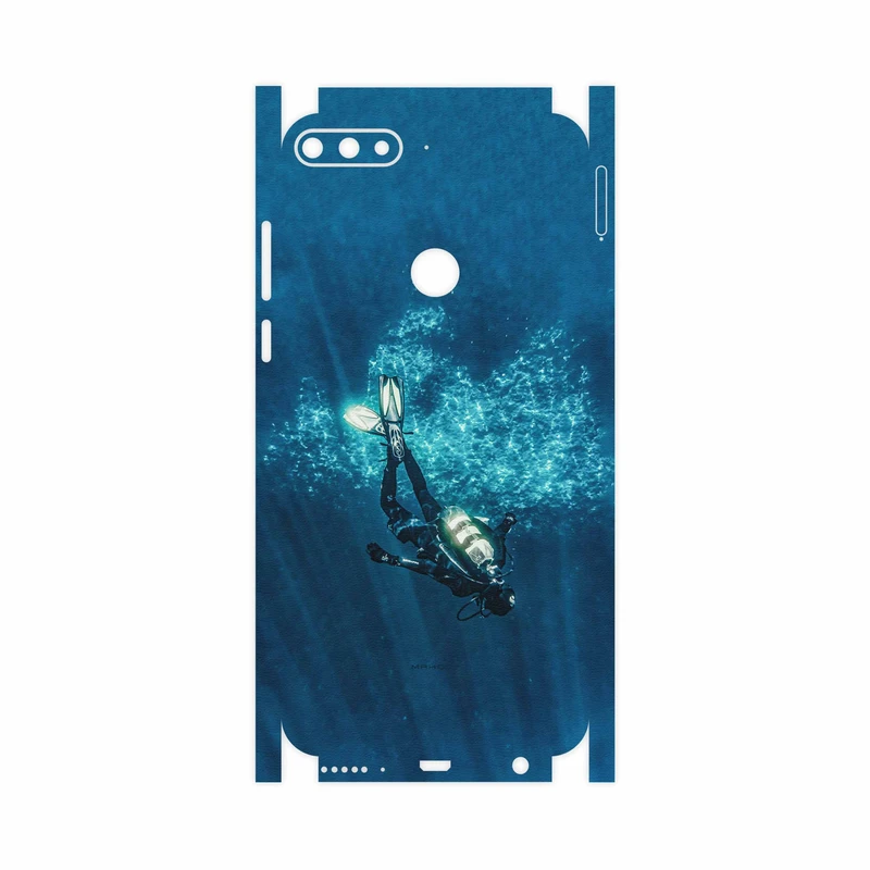برچسب پوششی ماهوت مدل Scuba Diving-FullSkin مناسب برای گوشی موبایل هوآوی Y7 Prime 2018