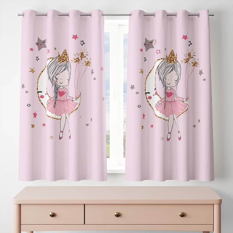 پرده مدل مخمل پانچی کد 8403 سایز 200x140 سانتی متر 