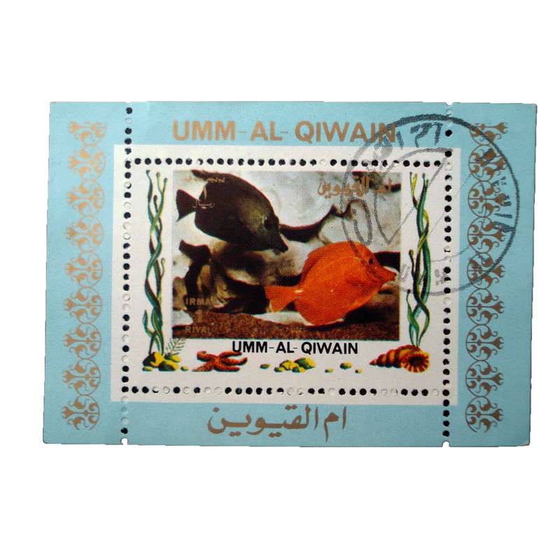 تمبر یادگاری مدل ماهی کد bc-1030 