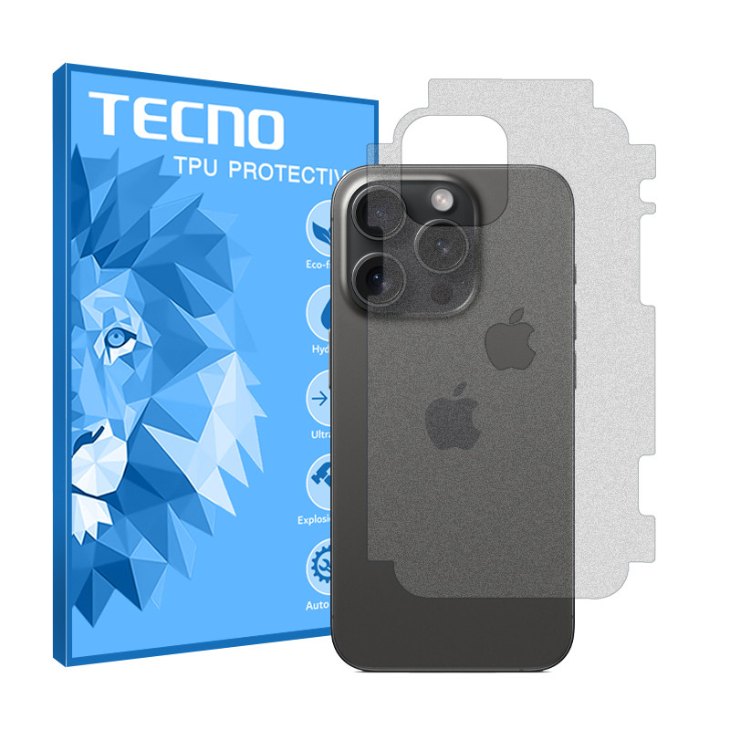 محافظ پشت گوشی مات تکنو مدل HyMTT مناسب برای گوشی موبایل اپل iPhone 15 Pro Max