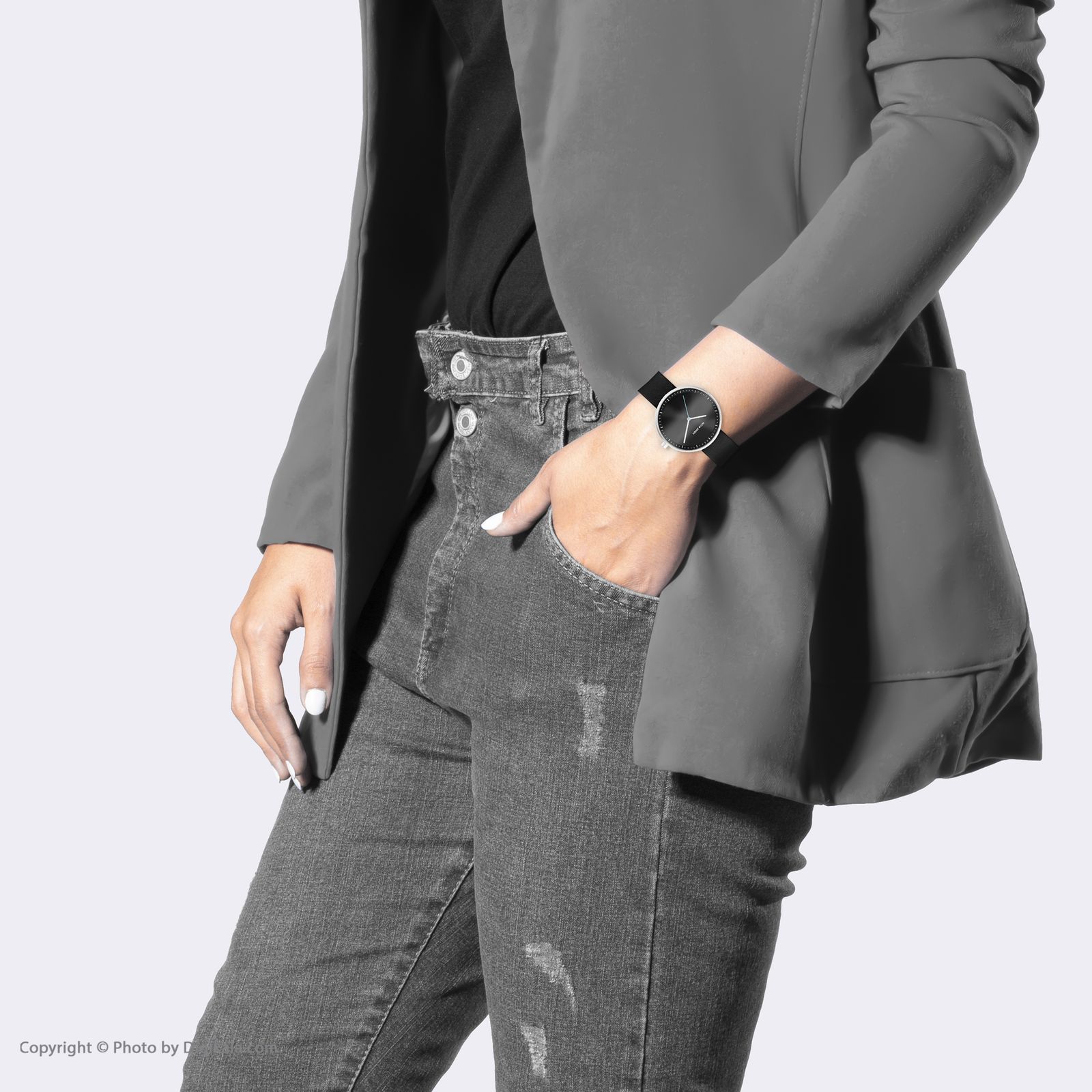 ساعت مچی عقربه ای زنانه جیکوب جنسن مدل Strata 284 -  - 2