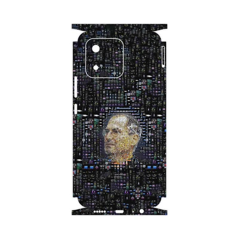 برچسب پوششی ماهوت مدل Collage of Steve Jobs 2-FullSkin مناسب برای گوشی موبایل آنر X5