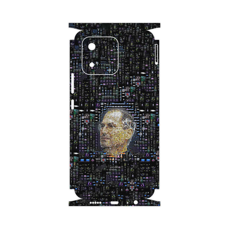 برچسب پوششی ماهوت مدل Collage of Steve Jobs 2-FullSkin مناسب برای گوشی موبایل آنر X5