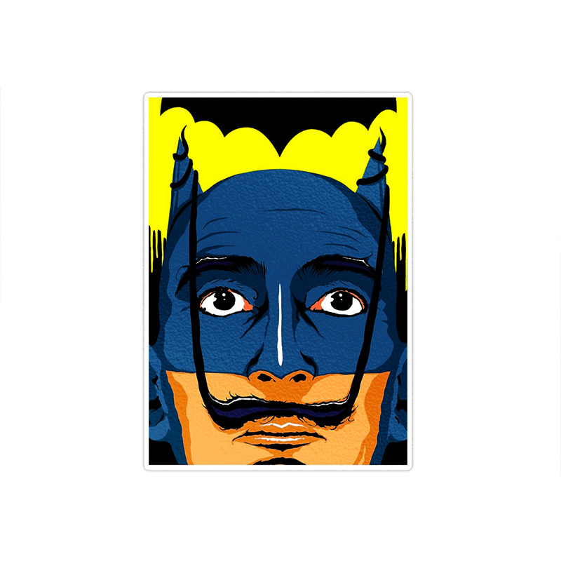 استیکر تزئینی موبایل و تبلت ماسا دیزاین مدل stkv0169 طرح بتمن.سالوادور دالی