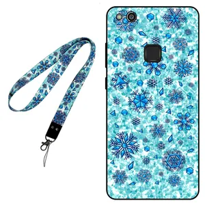 Megafone Snow Flake 0014 Cover For Huawei P10 Lite Mobile Neckband 