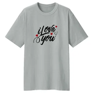 تی شرت لانگ آستین کوتاه زنانه مدل LOVE کد LL39 رنگ طوسی