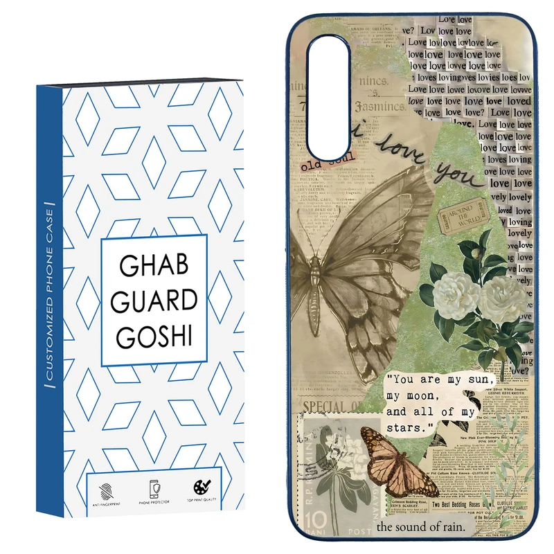 کاور قاب گارد گوشی طرح پروانه کد TPU-162 مناسب برای گوشی موبایل سامسونگ  Galaxy A50 / A50s / A30s