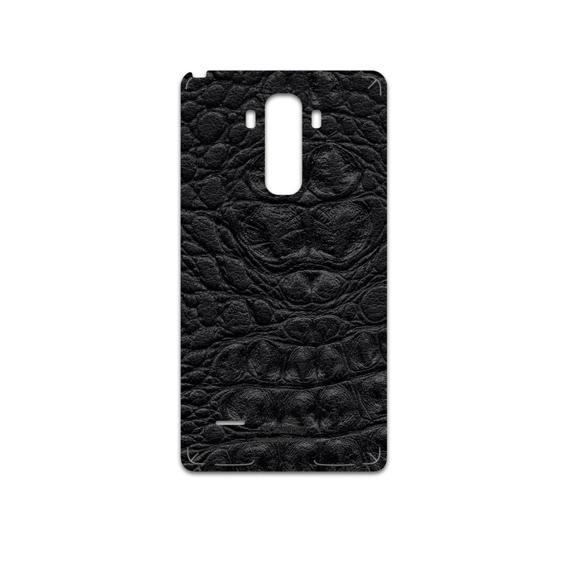 برچسب پوششی ماهوت مدل Black-Crocodile-Leather مناسب برای گوشی موبایل ال جی G4 Stylus