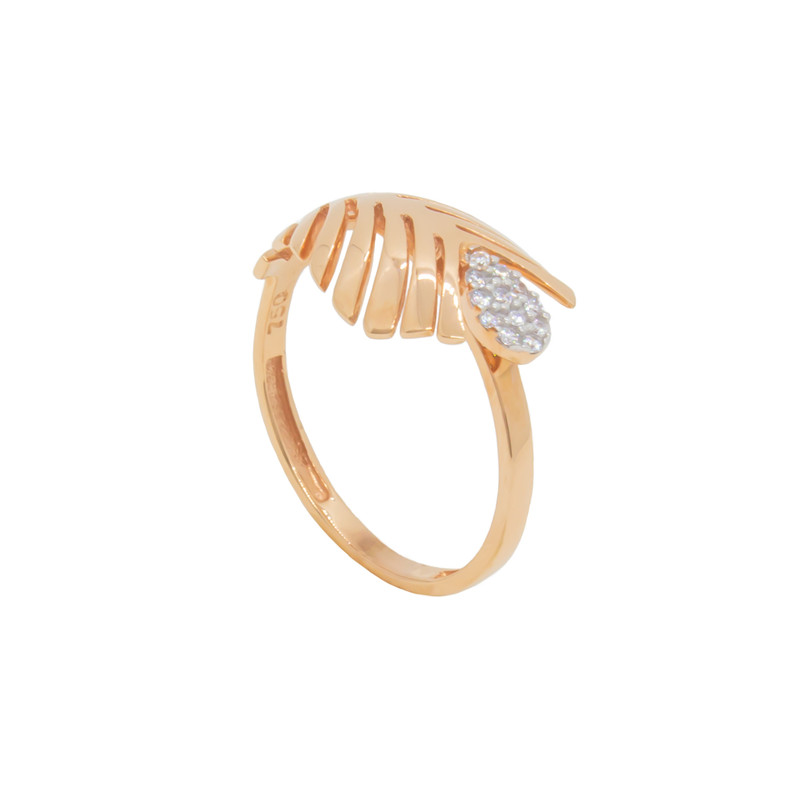 انگشتر طلا 18 عیار زنانه مدل C0016 انگشتر طلا 18 عیار زنانه مدل C0016