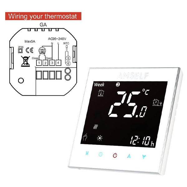 ترموستات کنترلر دما آنسلف مدل B011NUMK01