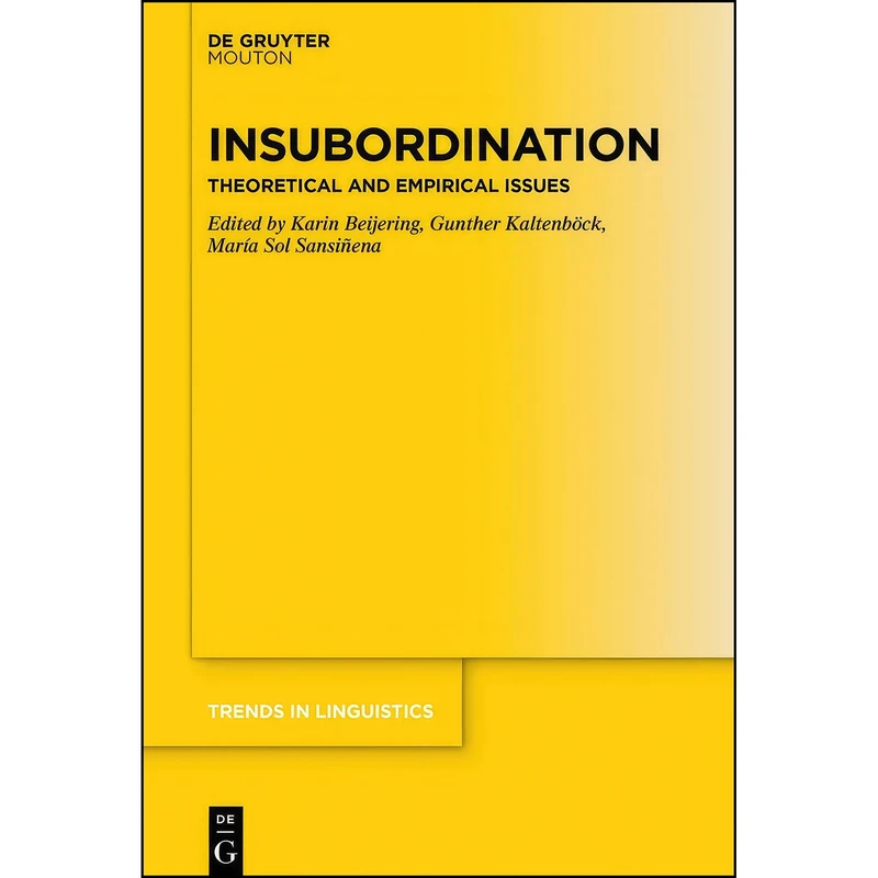 کتاب Insubordination اثر Karin Beijering انتشارات De Gruyter Mouton