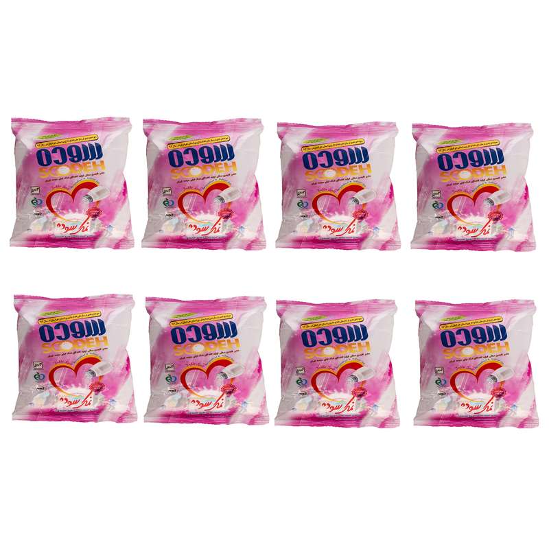 نمک خوراکی سوده 400 گرم بسته 8 عددی