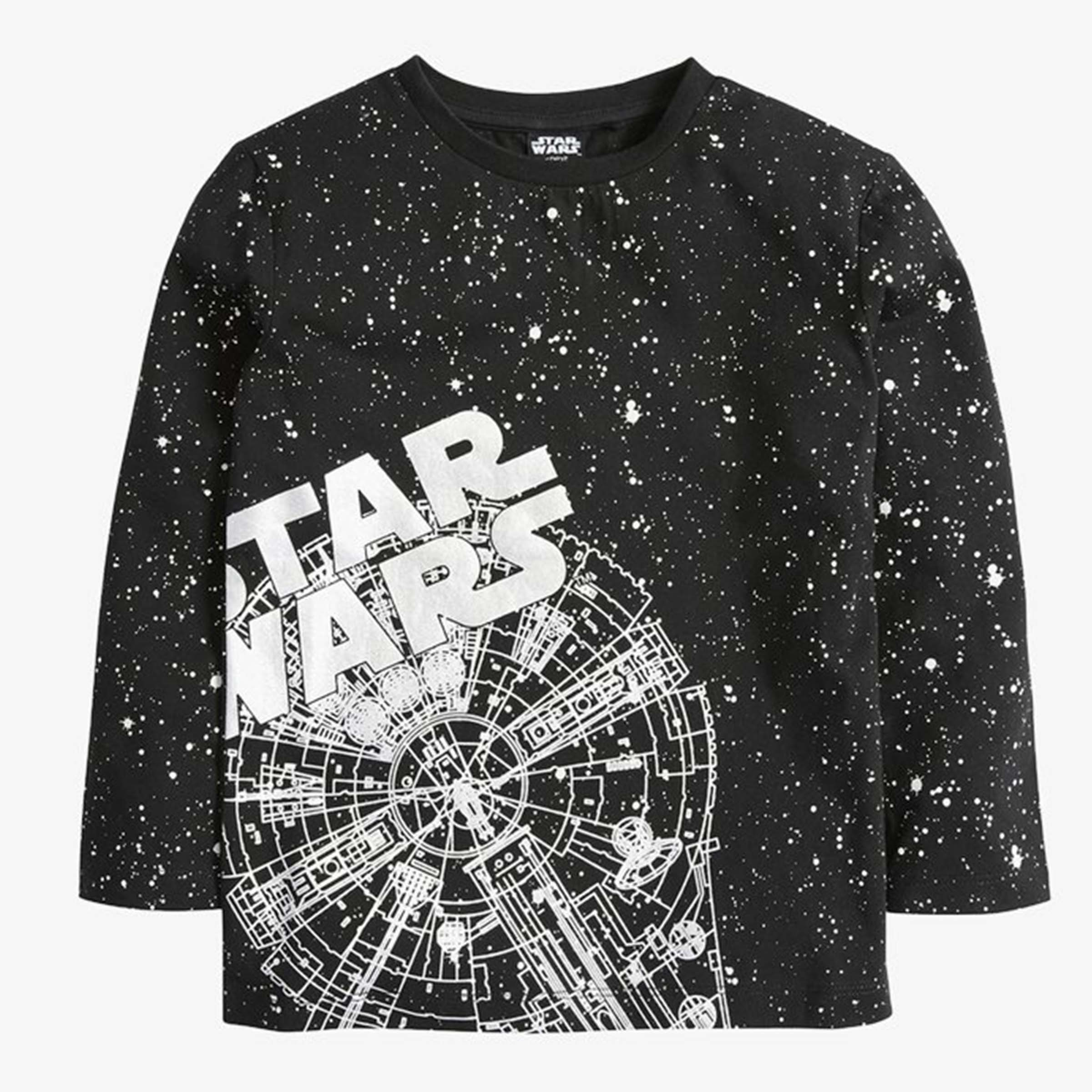 سویشرت پسرانه نکست کد YF08013 طرح Starwars