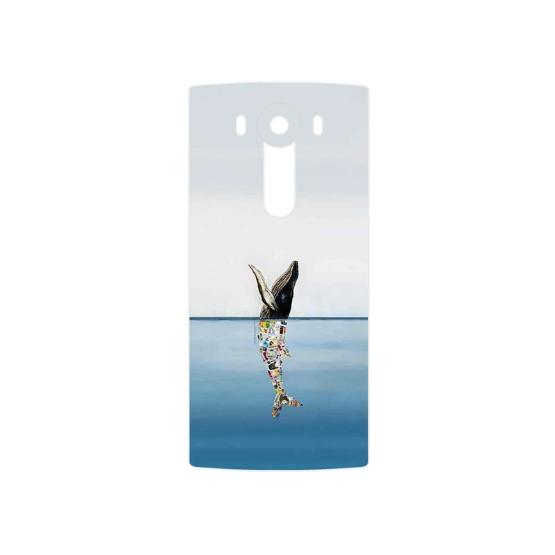 برچسب پوششی ماهوت مدل Collage of Sea Trash مناسب برای گوشی موبایل ال جی V10