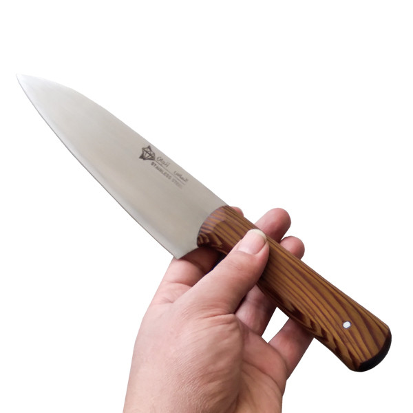 ست 2 پارچه چاقو آشپزخانه الماس زنجان مدل 01