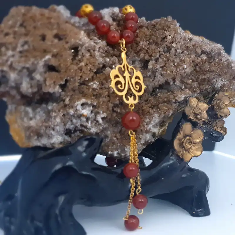 نیم ست نقره زنانه مدل اسلیمی دستساز 43453