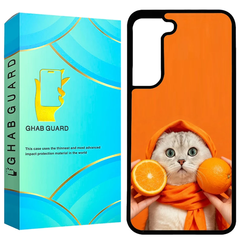 کاور قاب گارد طرح گربه مدل GCHPA21F مناسب برای گوشی موبایل سامسونگ Galaxy S21 FE 5G