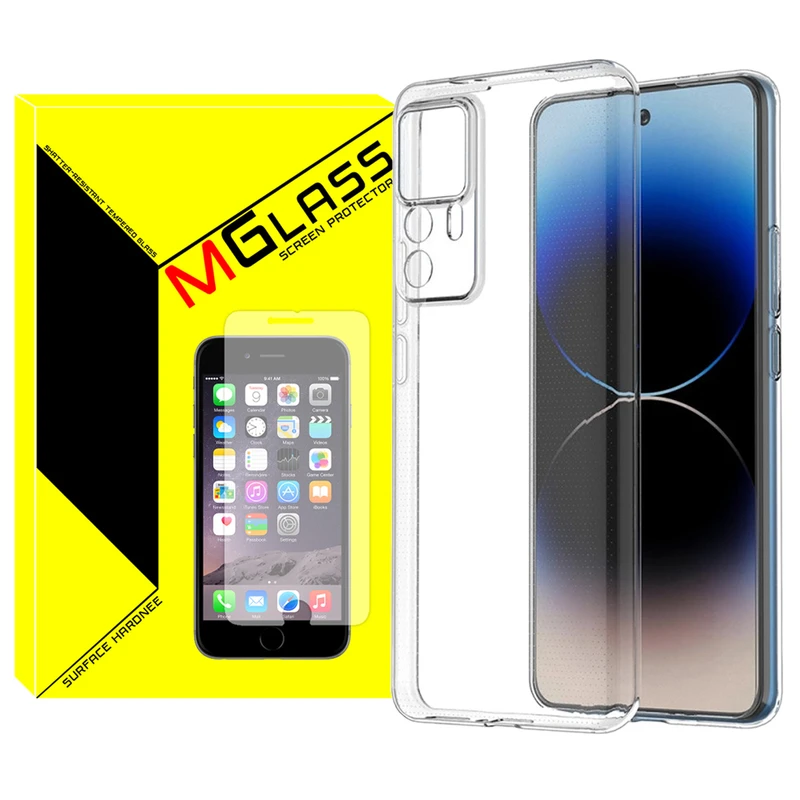 کاور ام‌گلس مدل Clear مناسب برای گوشی موبایل شیائومی Mi 12T / 12T Pro / K50 Ultra