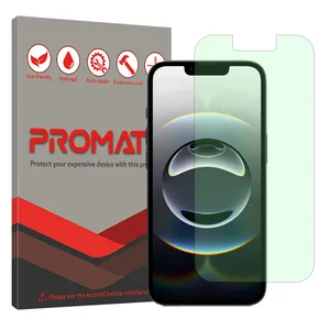 Promate Eye care model anti green screen protector suitable for Apple iPhone 16e Mobile phone