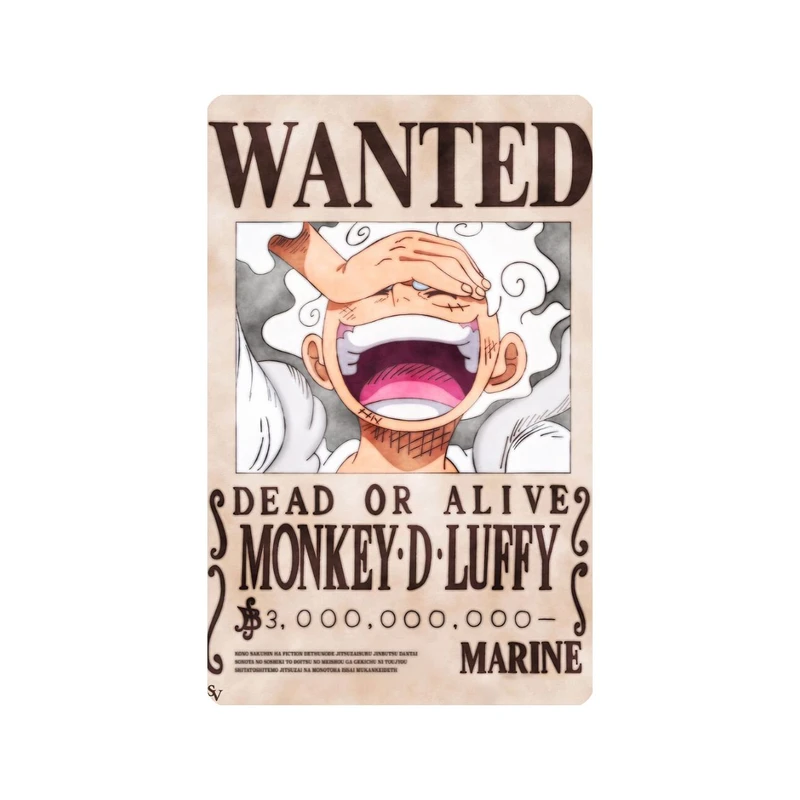 استیکر کارت مدل انیمه طرح وان پیس مانکی دی لوفی one piece Monkey D Luffy کد 6385