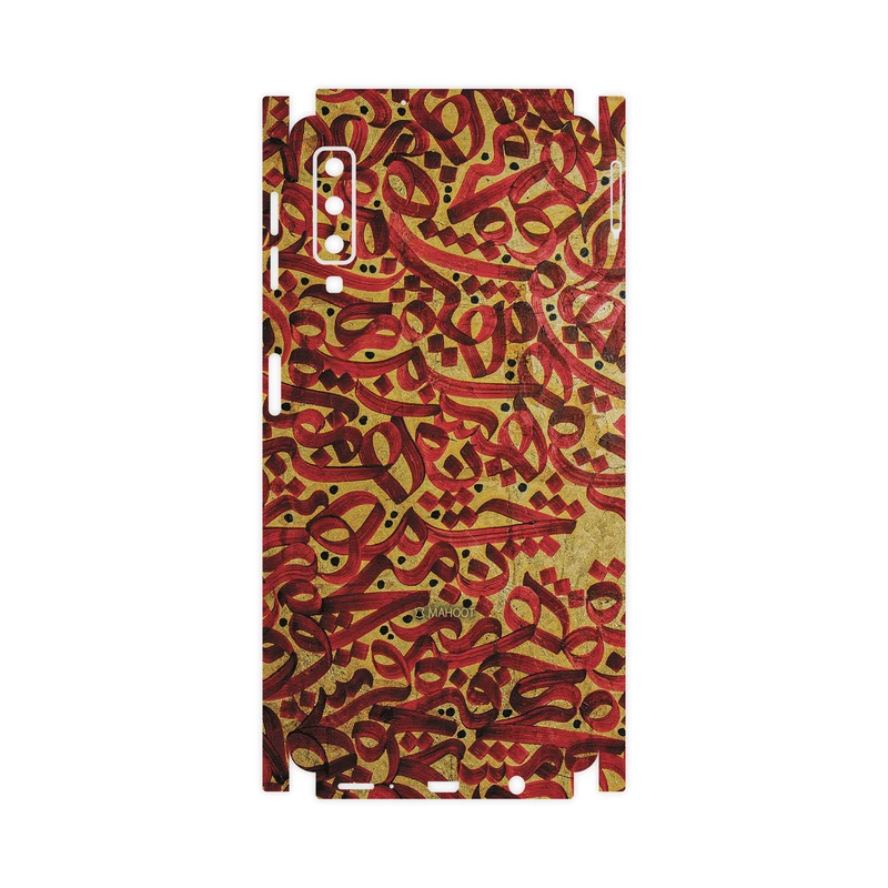 برچسب پوششی ماهوت مدل Nastaliq-6-FullSkin مناسب برای گوشی موبایل سامسونگ Galaxy A7 2018
