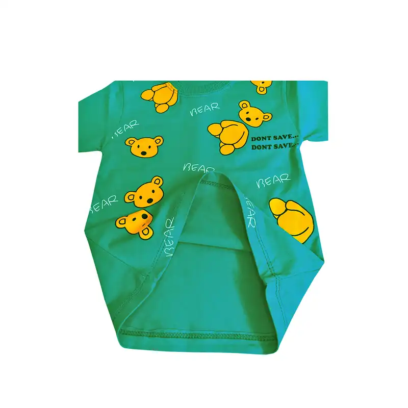 تی شرت آستین کوتاه بچگانه مدل خرس عروسکی کد 02