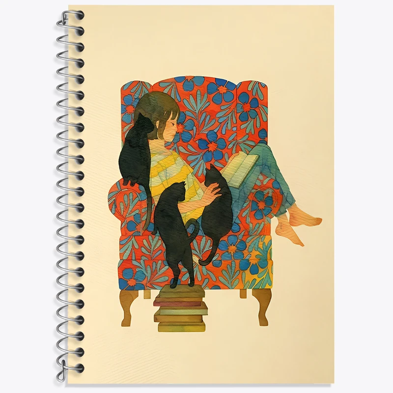 دفتر لغت 50 برگ خندالو طرح دخترانه کد N5915