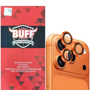 محافظ لنز دوربین بوف مدل HD-ColorLenz مناسب برای گوشی موبایل اپل iPhone 17 Pro Max / 17 Pro
