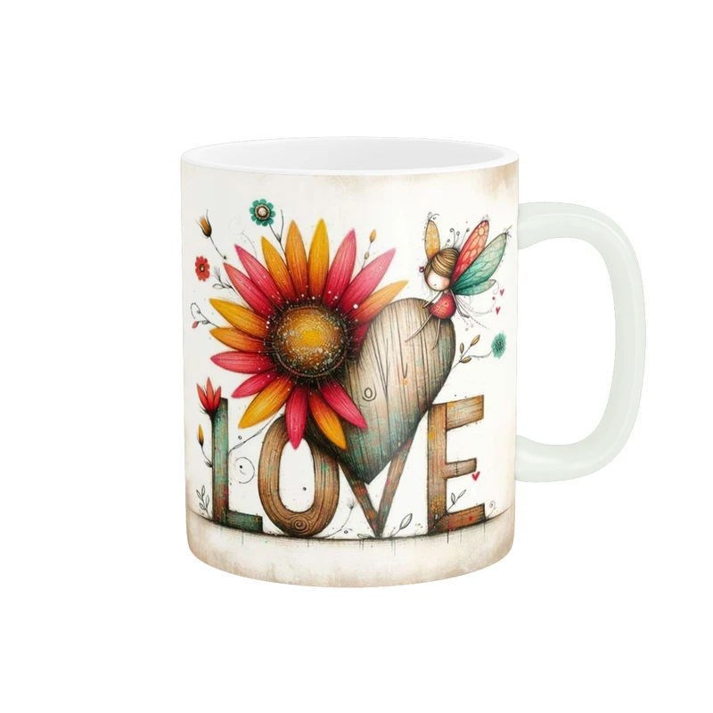 ماگ پاد آفرین طرح LOVE کد 4712