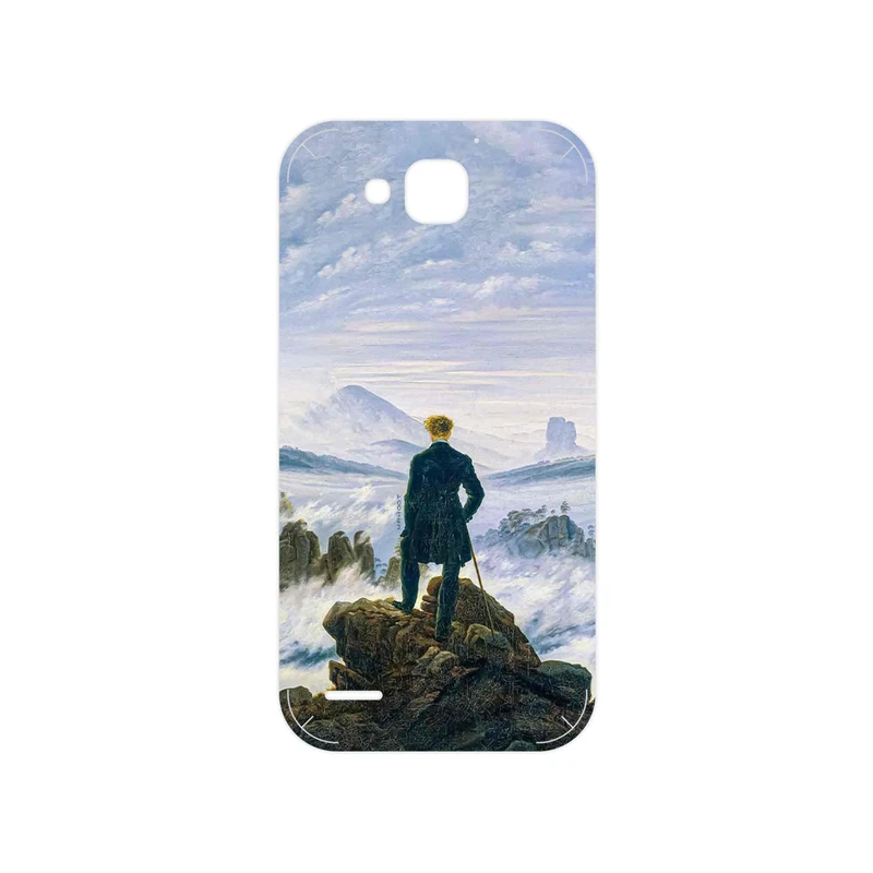 برچسب پوششی ماهوت مدل Wanderer above the Sea of Fog مناسب برای گوشی موبایل آنر 3X G750