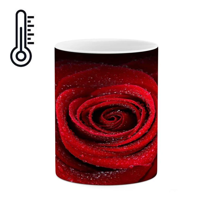 ماگ حرارتی کاکتی مدل گل رز کد mgh18046