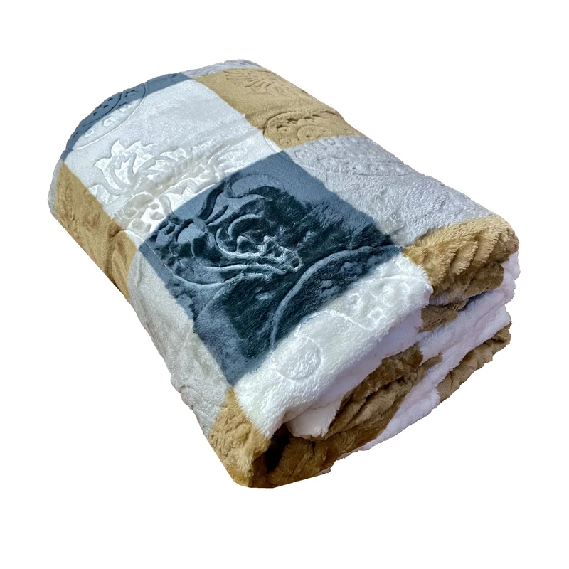 پتو یک نفره هنرمند مدل اطلس سایز 220x150 سانتی‌متر