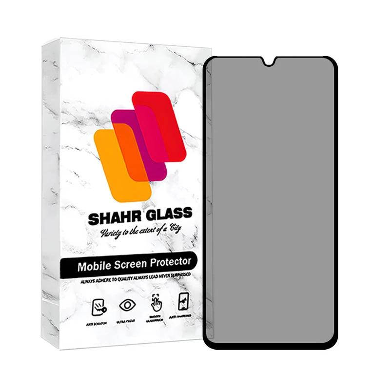 محافظ صفحه نمایش حریم شخصی شهر گلس مدل FSLPRVCSHN مناسب برای گوشی موبایل سامسونگ Galaxy A30