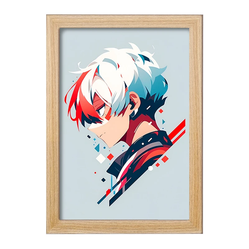 تابلو خندالو مدل انیمه آکادمی قهرمان من کد F5635