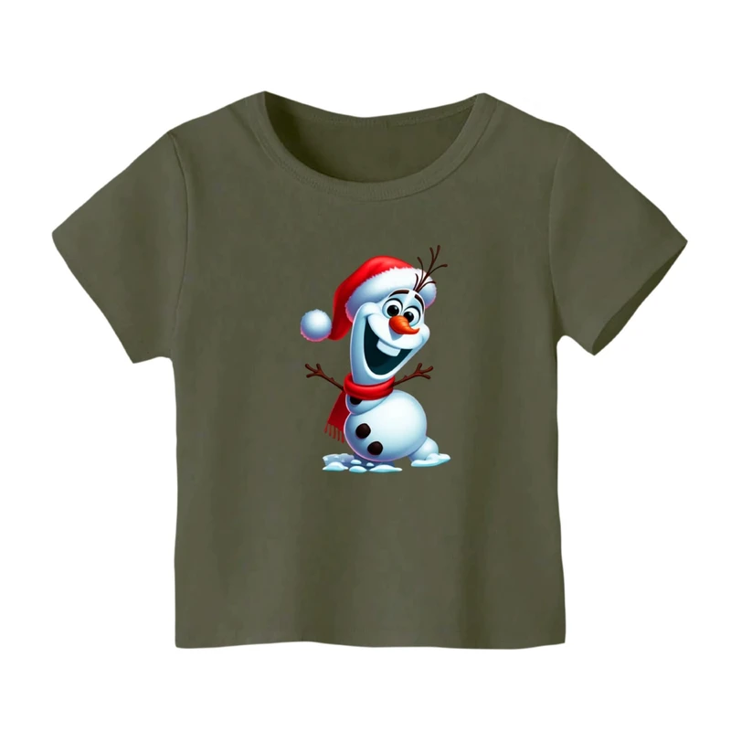 تی شرت آستین کوتاه بچگانه مدل فروزن کریسمس کد 3