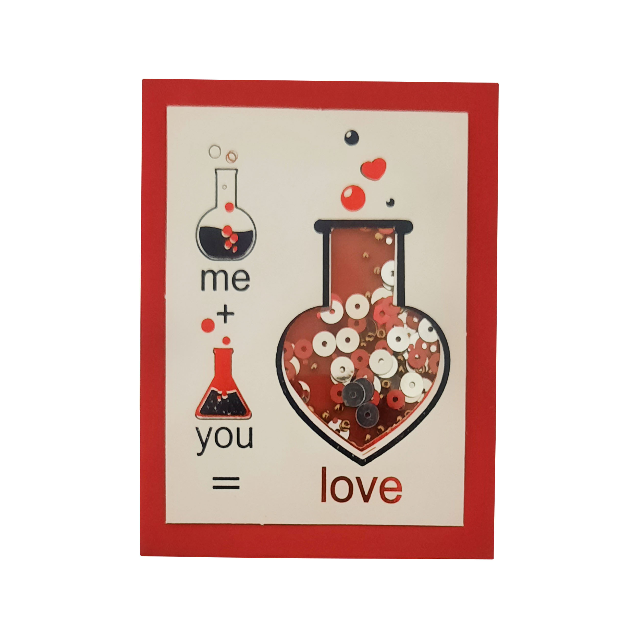 کارت پستال طرح قلب مدل love کد 400