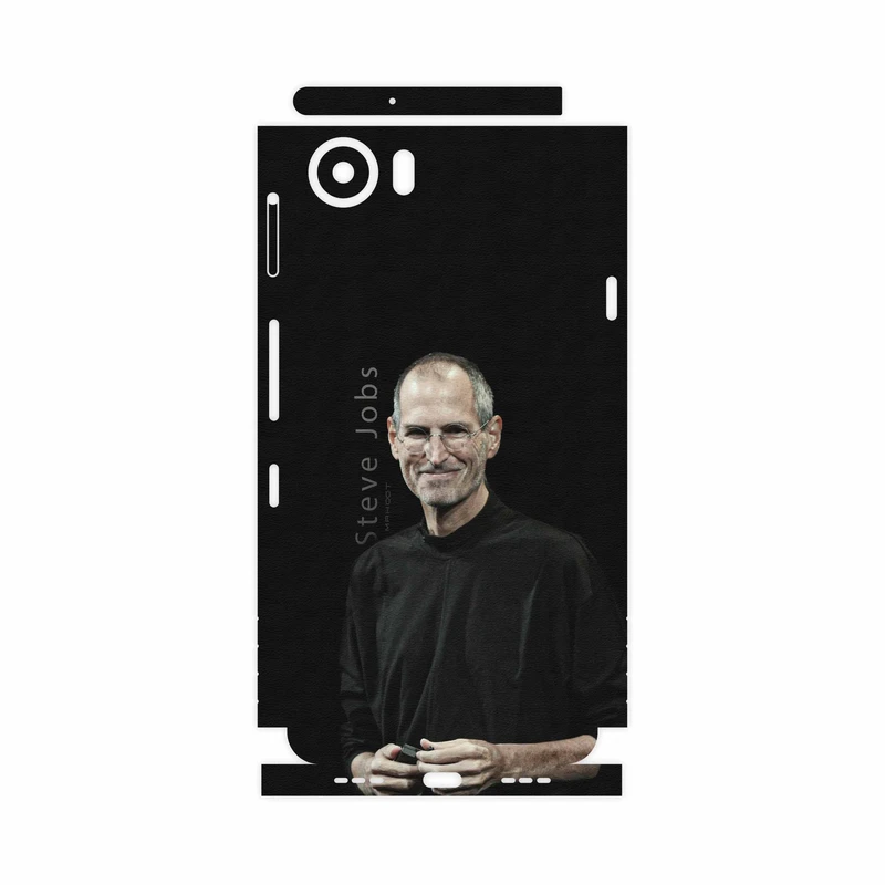 برچسب پوششی ماهوت مدل Steve Jobs-FullSkin مناسب برای گوشی موبایل بلک بری KEYONE