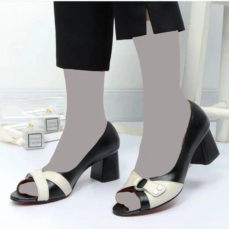 صندل زنانه پاتن چرم آفتاب مدل S9