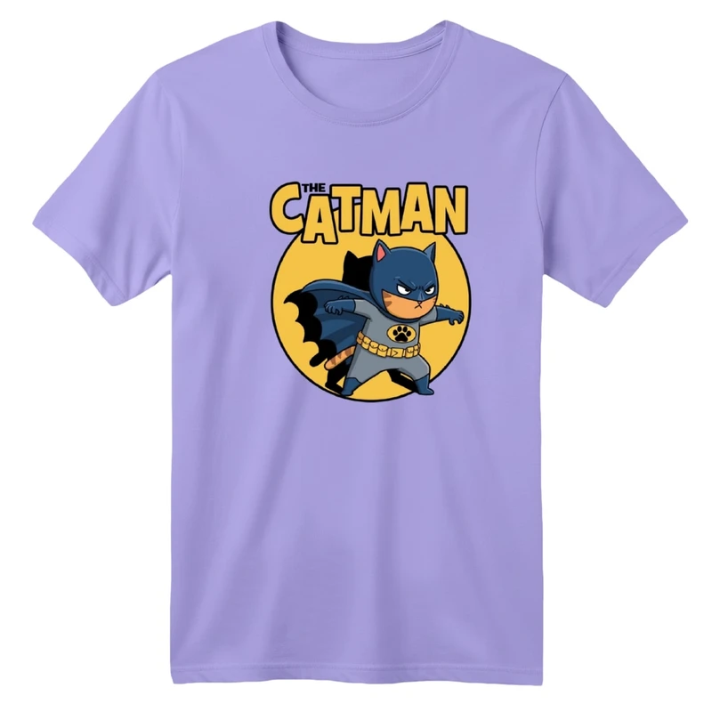 تی‌شرت آستین کوتاه لانگ یقه گرد بچگانه مدل بتمن